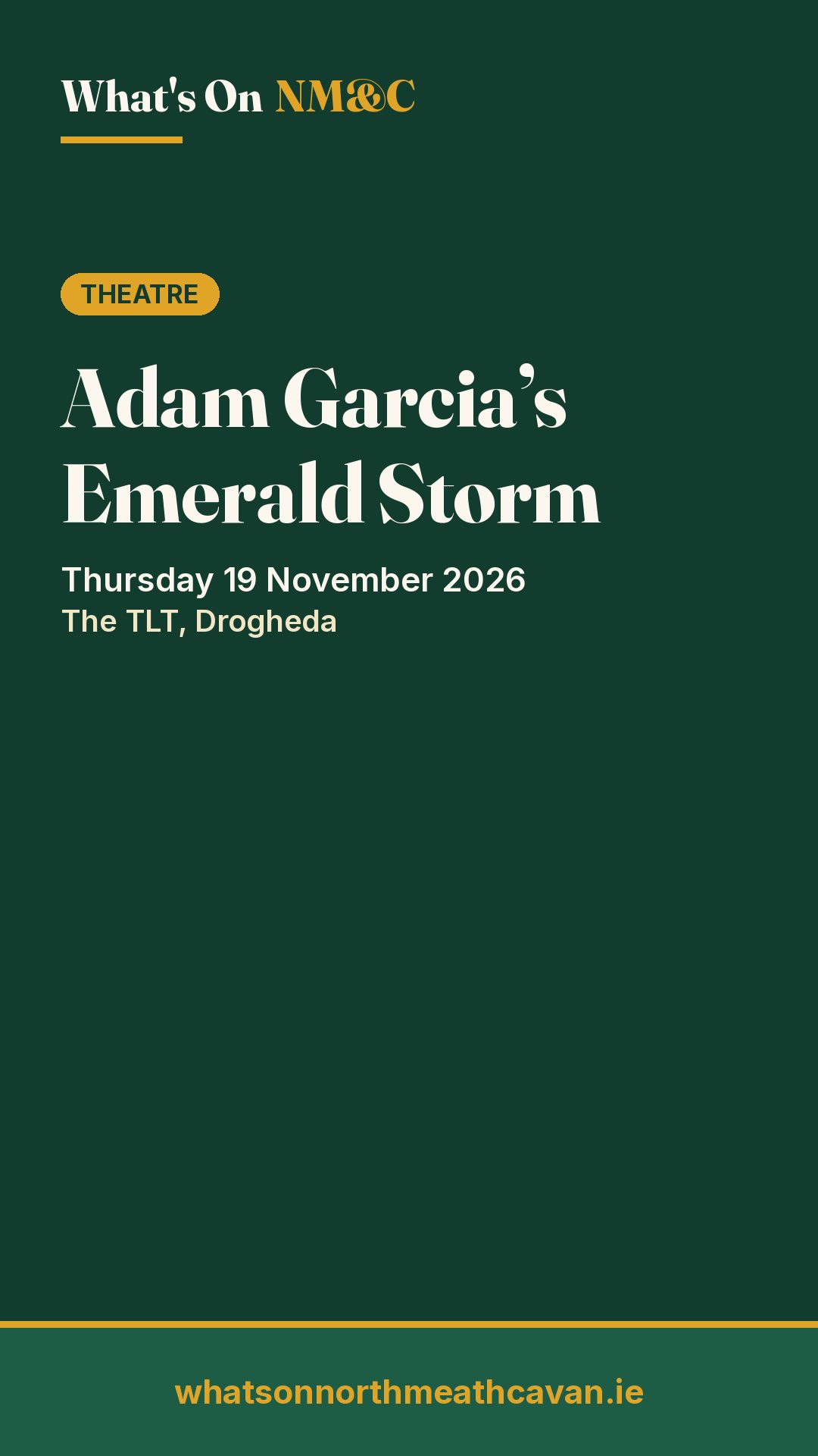 Story image for Adam Garcia’s Emerald Storm