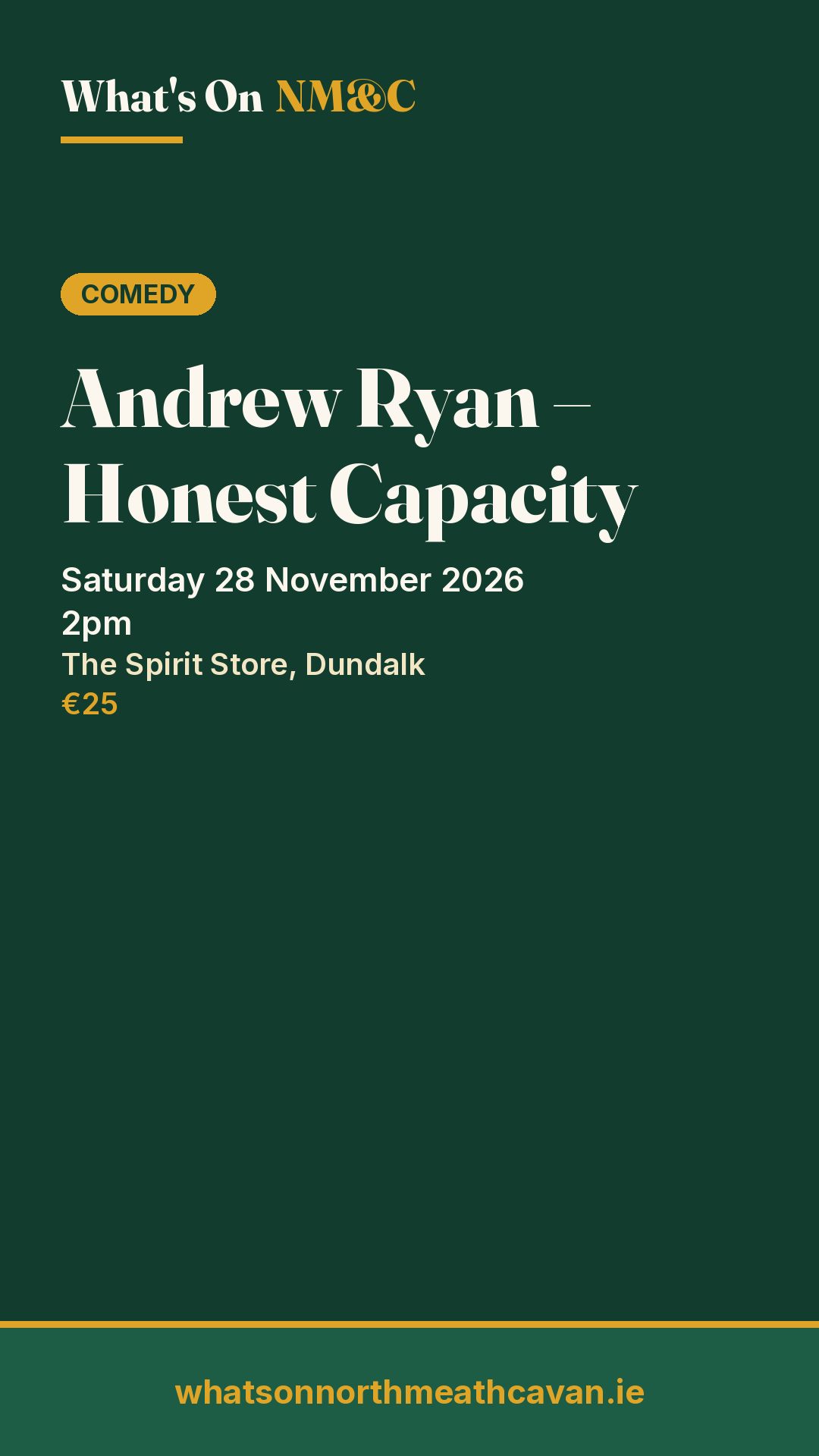 Story image for Andrew Ryan – Honest Capacity