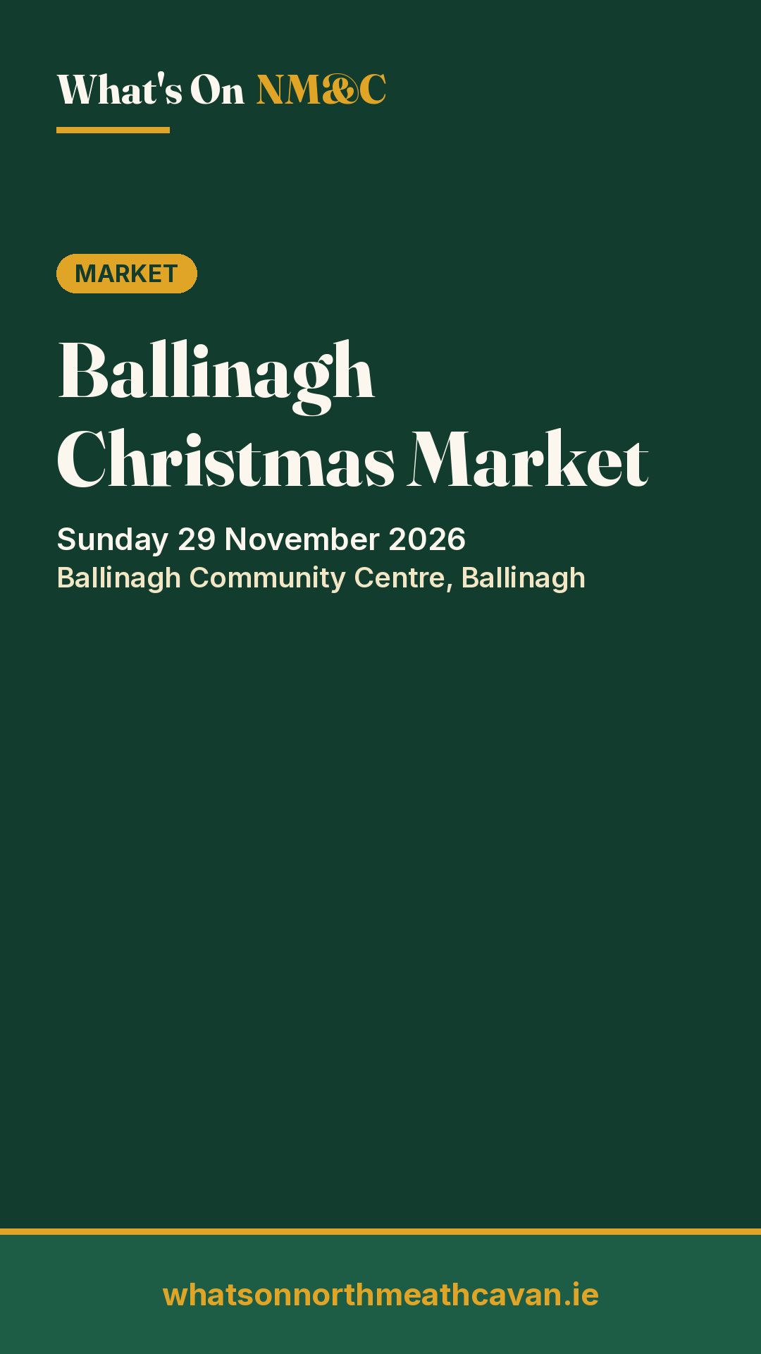 Story image for Ballinagh Christmas Market