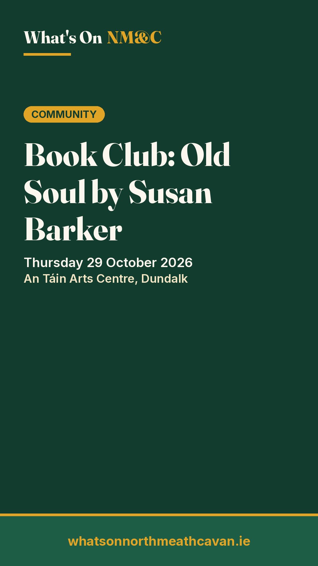 Story image for Book Club: Old Soul by Susan Barker