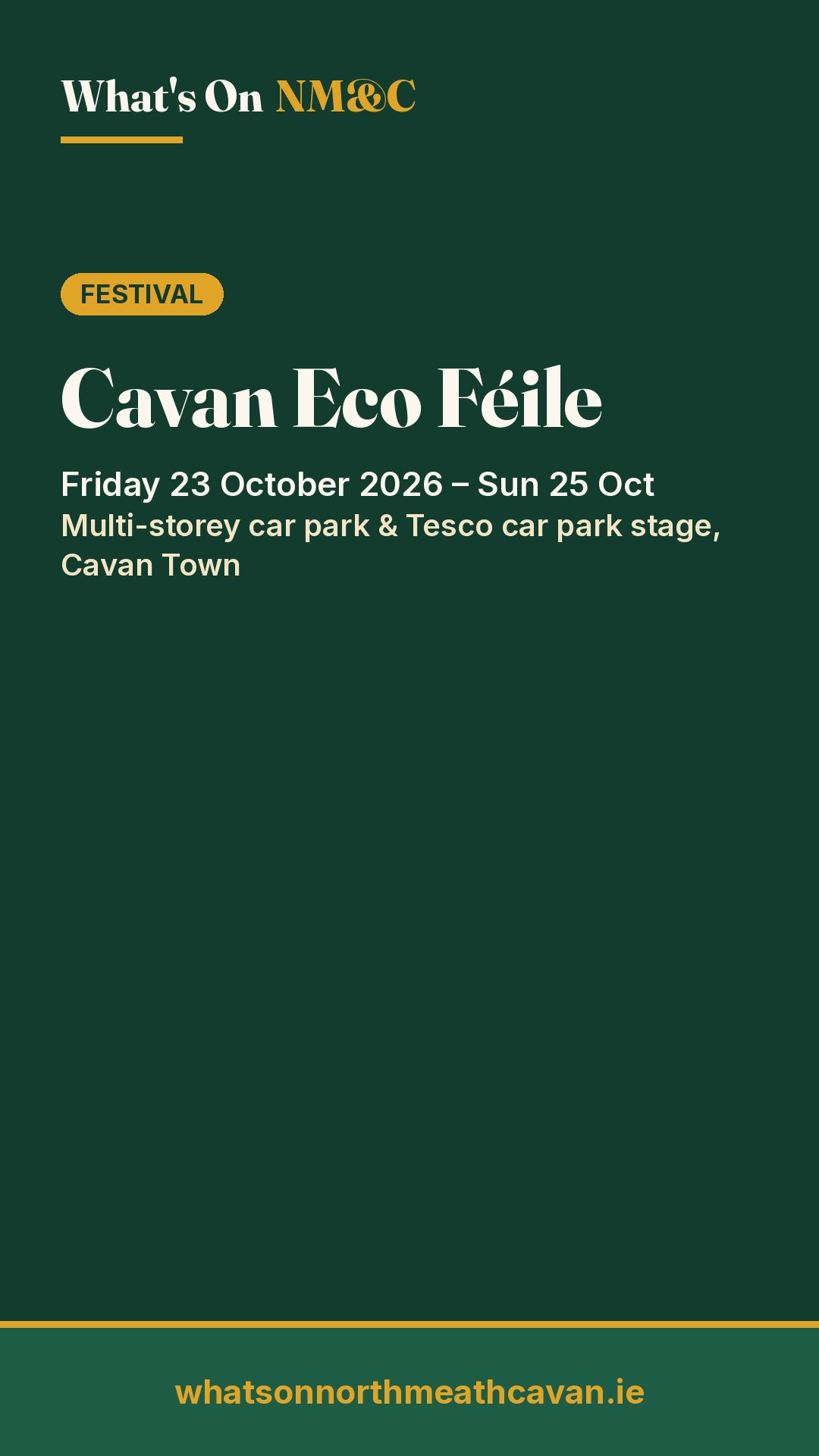 Story image for Cavan Eco Féile