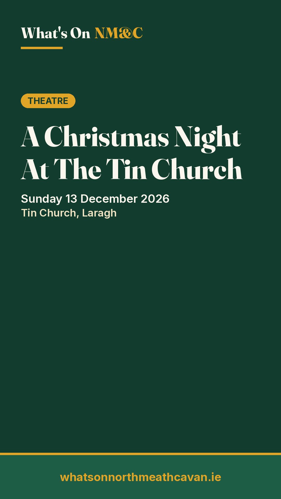 Story image for A Christmas Night At The Tin Church