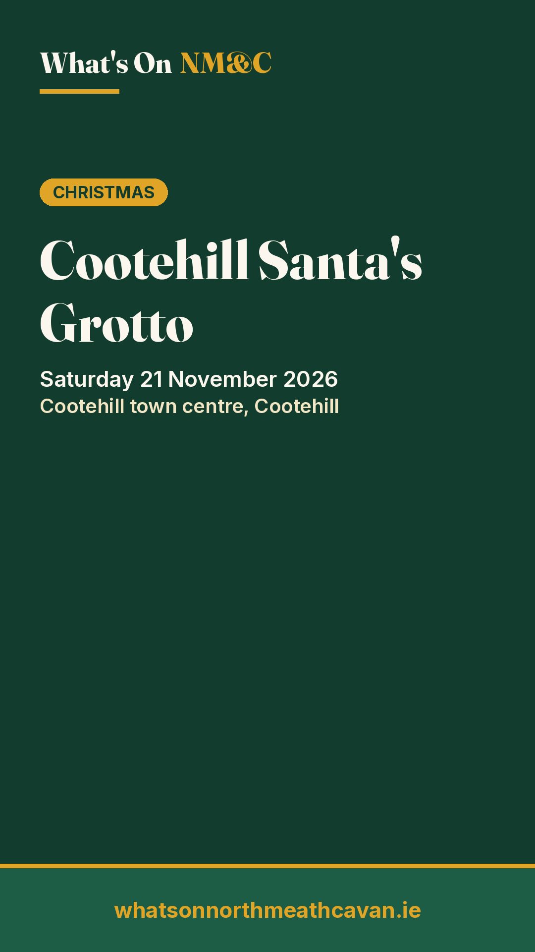 Story image for Cootehill Santa's Grotto
