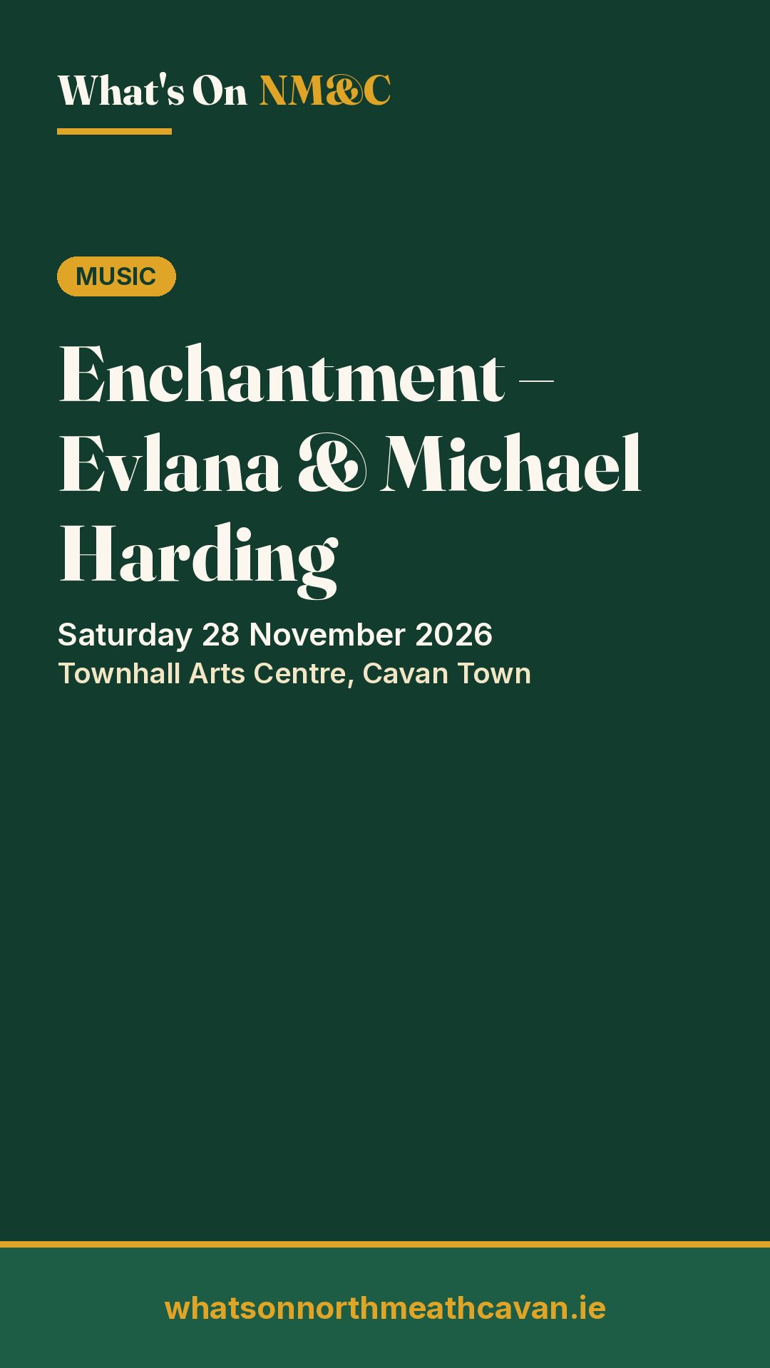 Story image for Enchantment – Evlana & Michael Harding