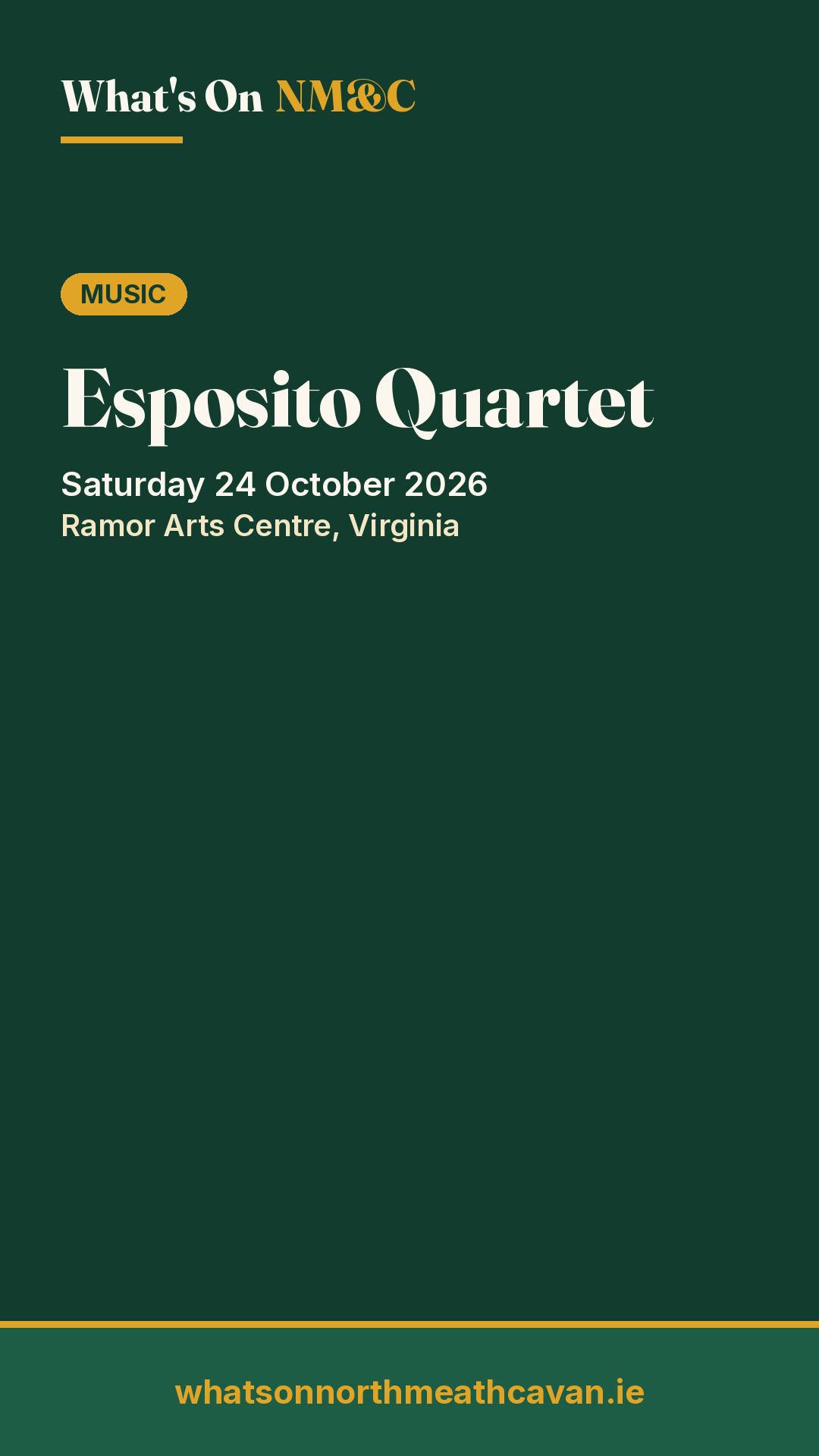 Story image for Esposito Quartet