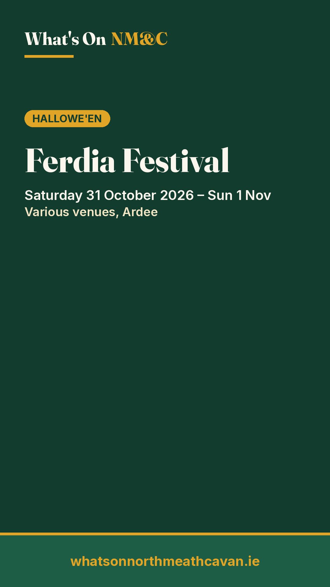 Story image for Ferdia Festival