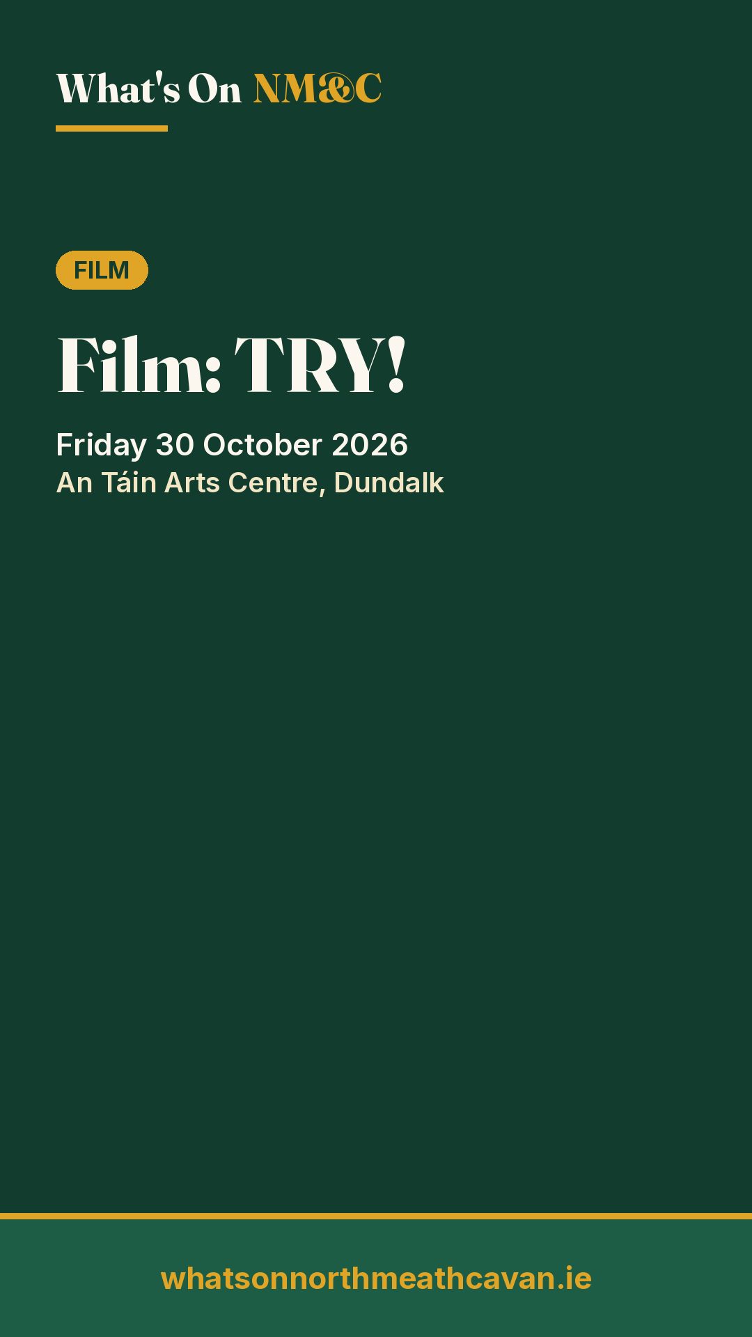 Story image for Film: TRY!