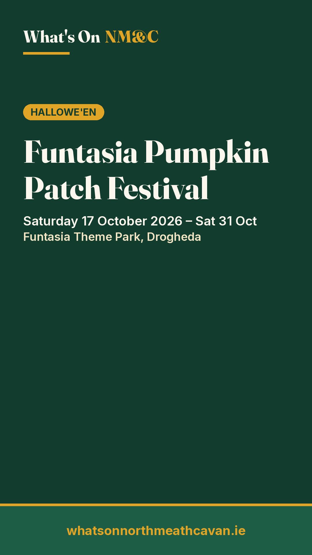 Story image for Funtasia Pumpkin Patch Festival