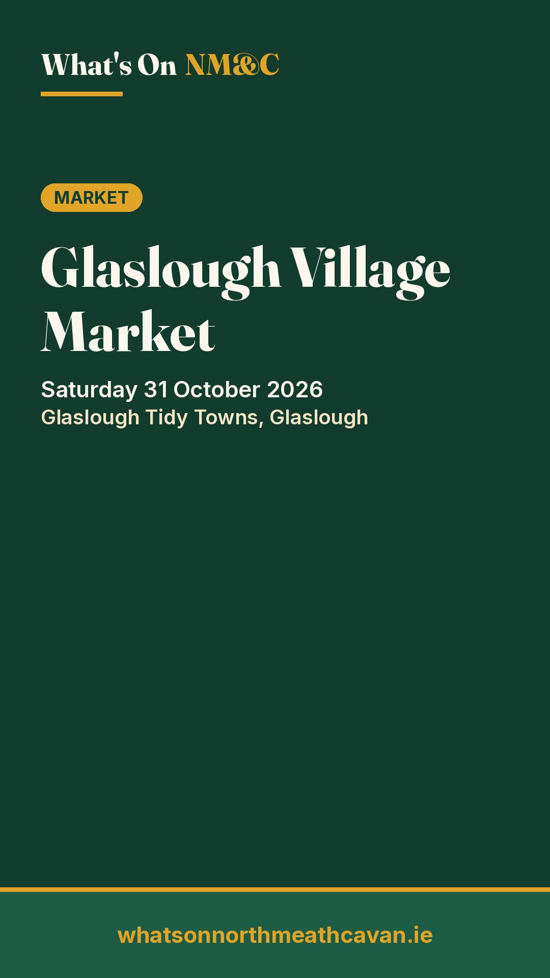 Story image for Glaslough Village Market