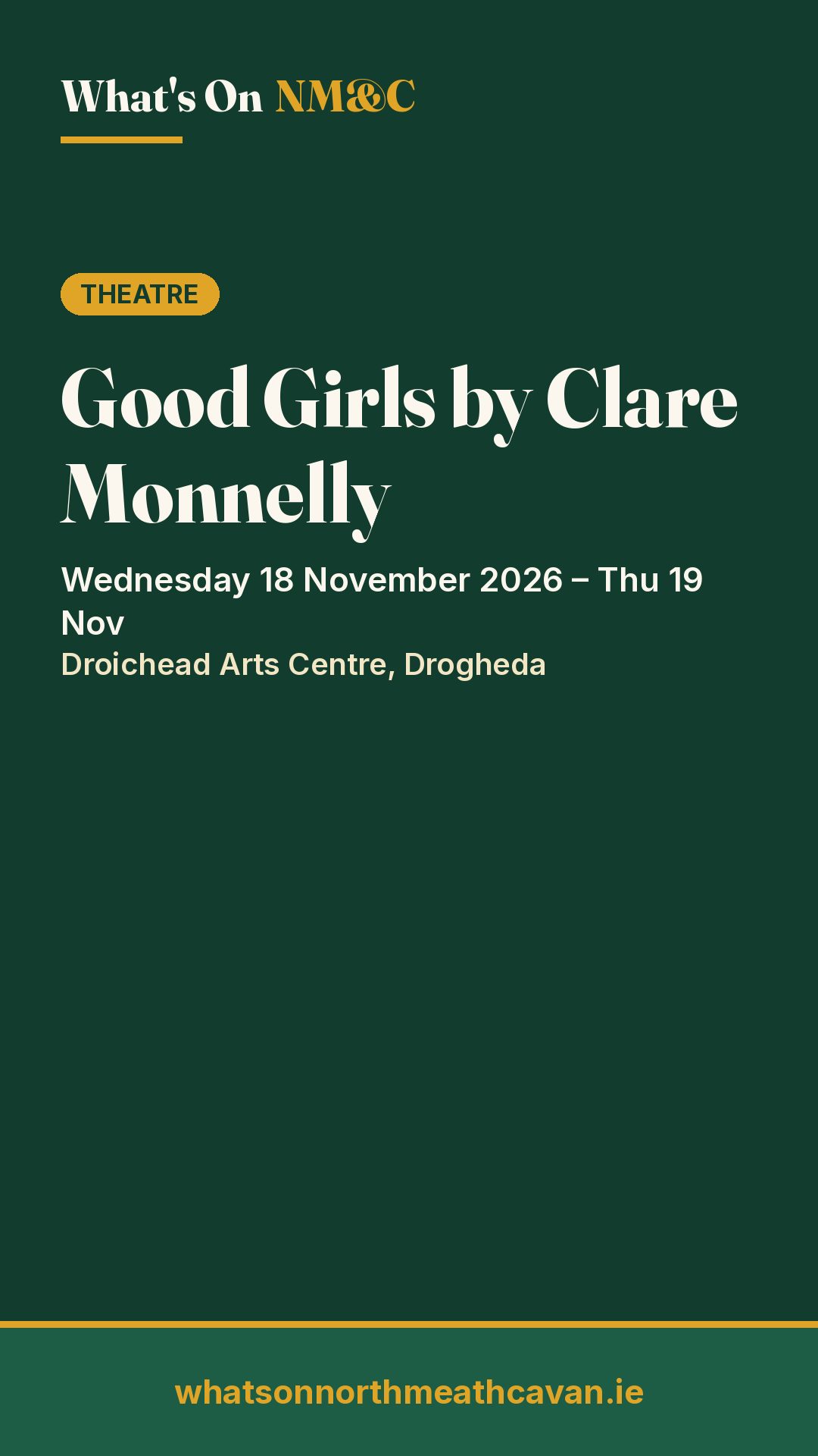 Story image for Good Girls by Clare Monnelly