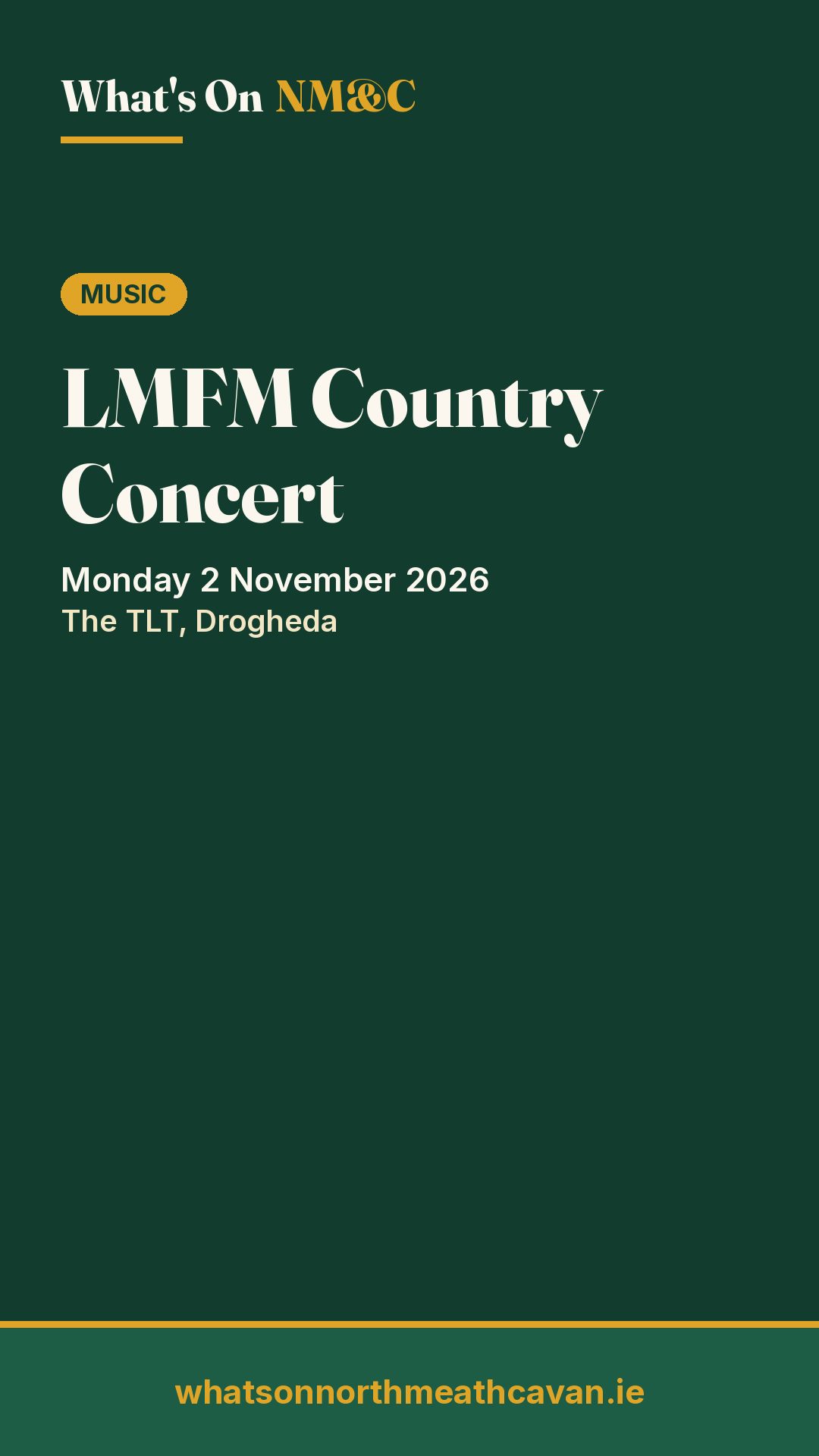 Story image for LMFM Country Concert