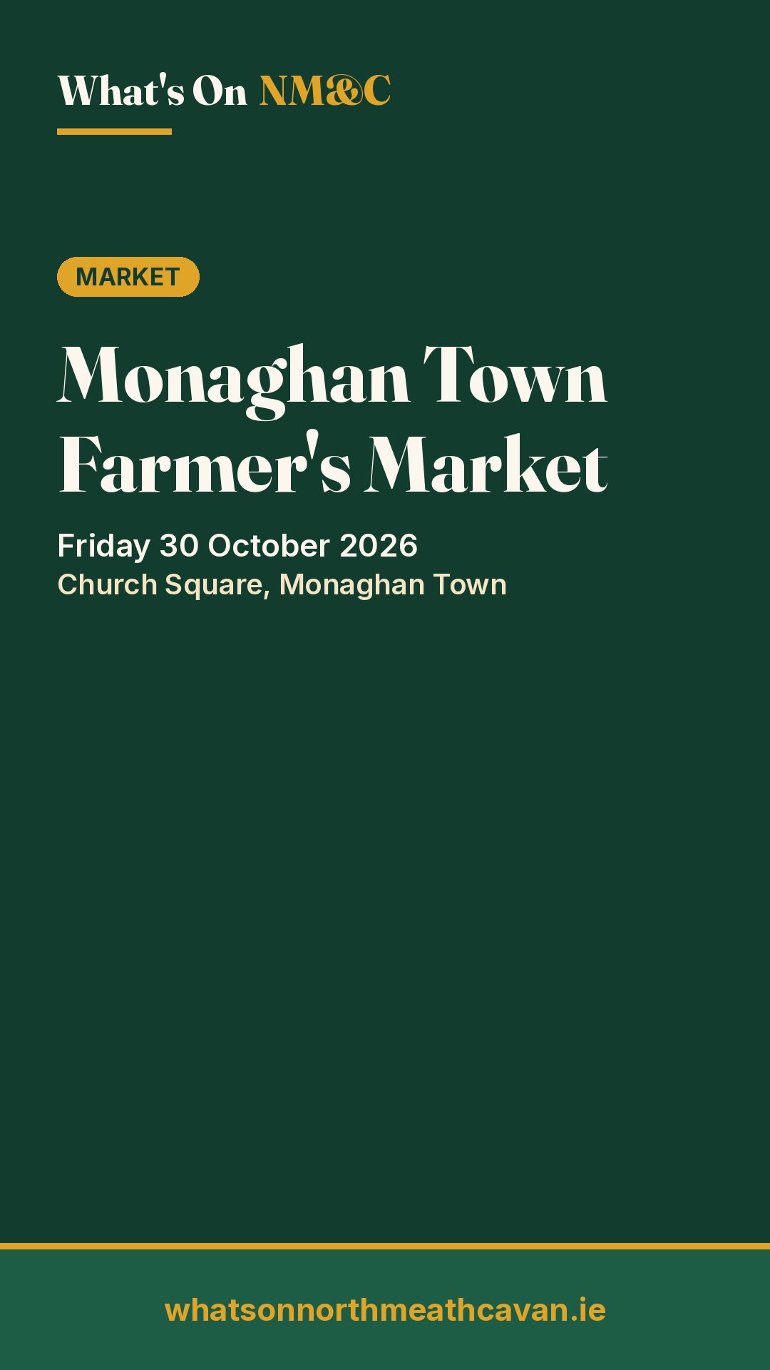 Story image for Monaghan Town Farmer's Market