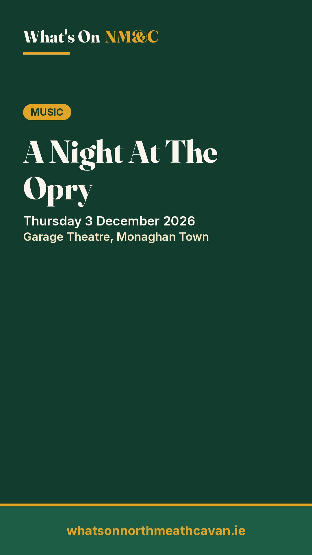 Story image for A Night At The Opry