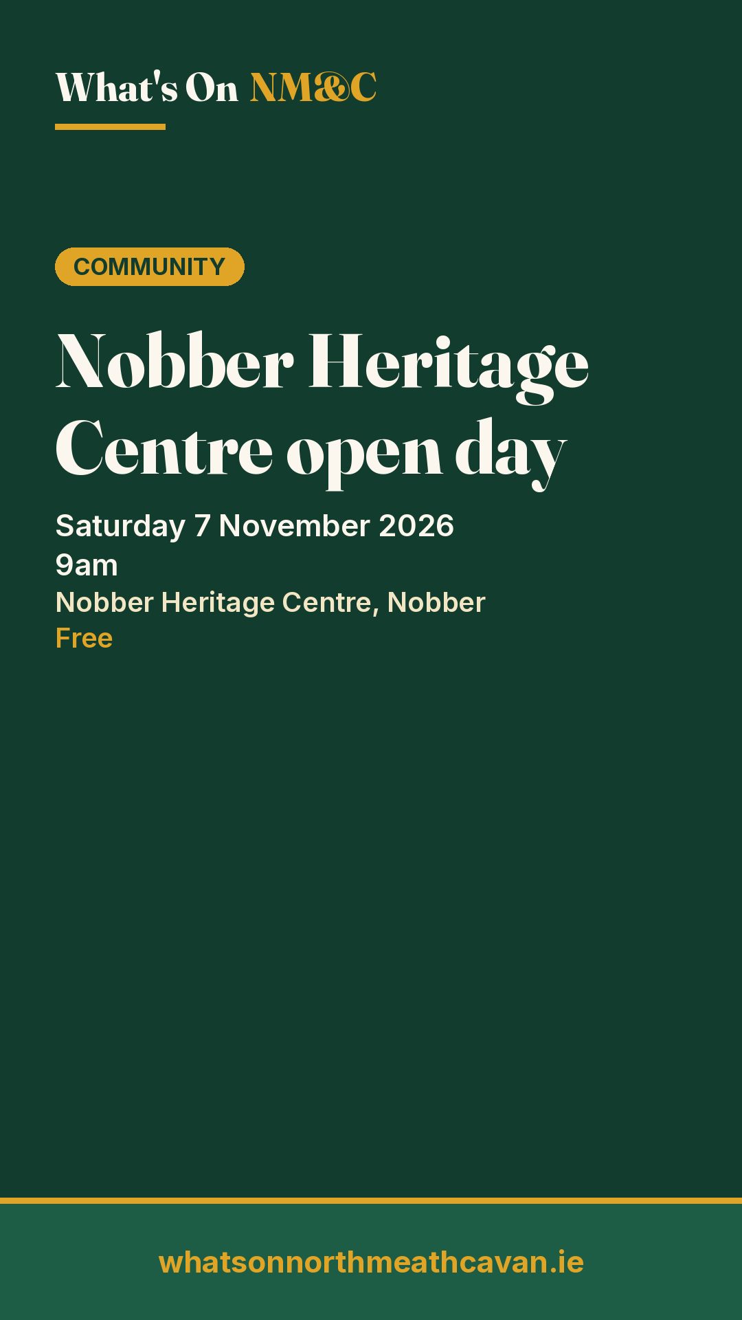 Story image for Nobber Heritage Centre open day