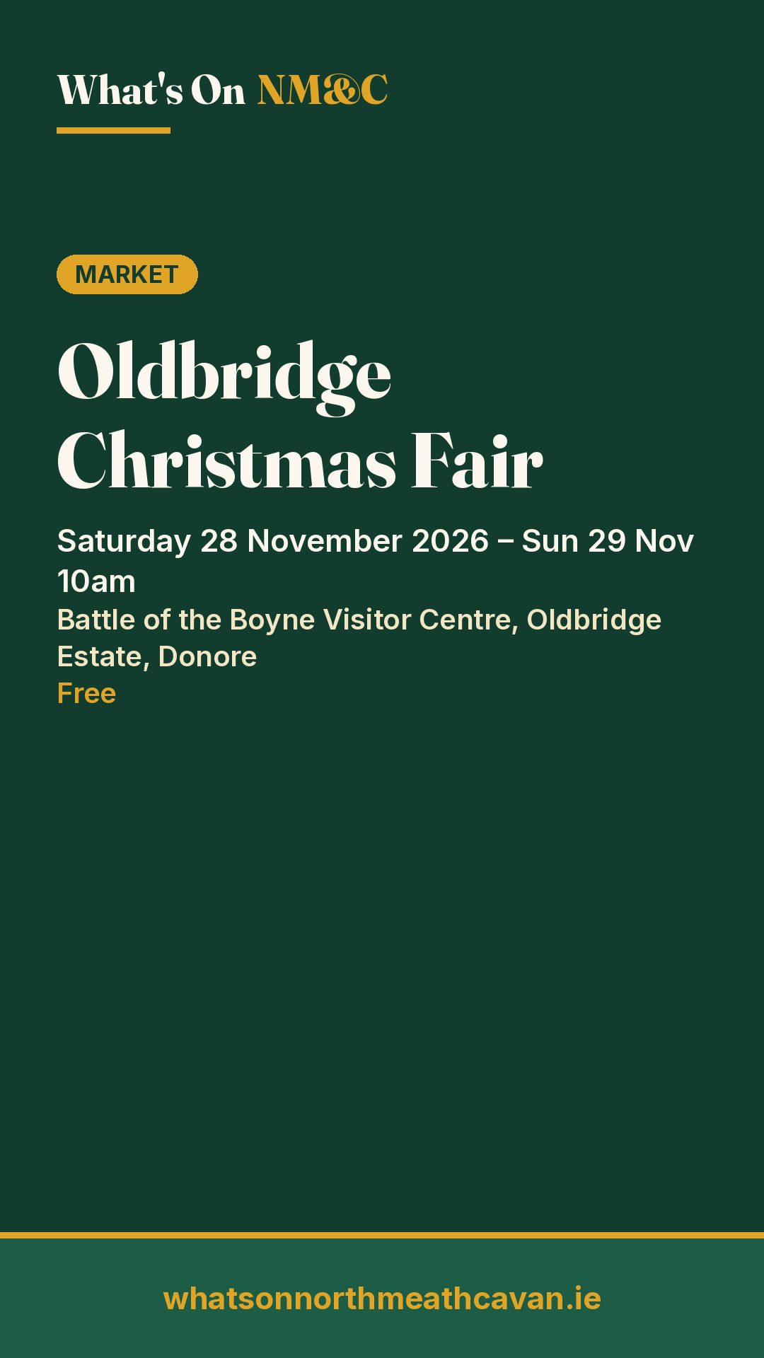 Story image for Oldbridge Christmas Fair
