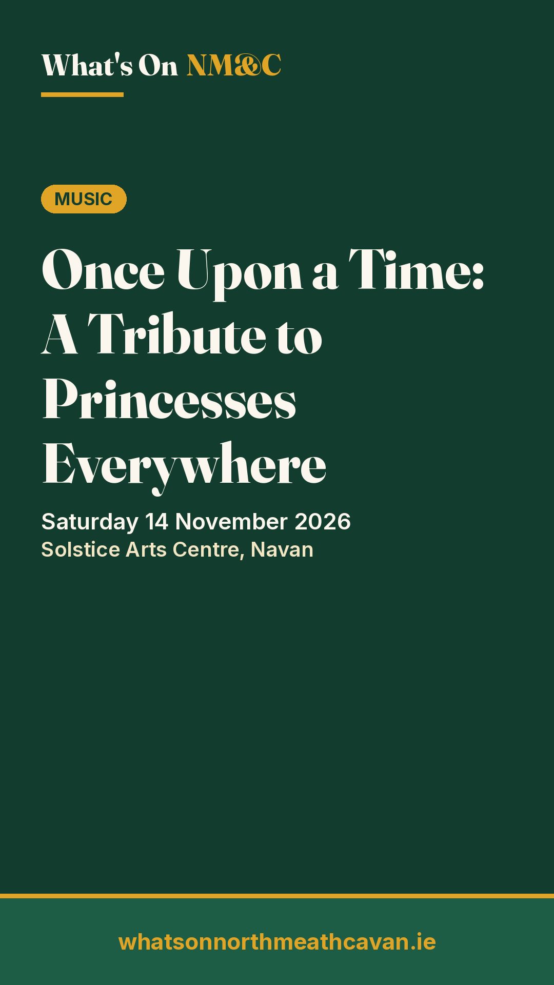 Story image for Once Upon a Time: A Tribute to Princesses Everywhere