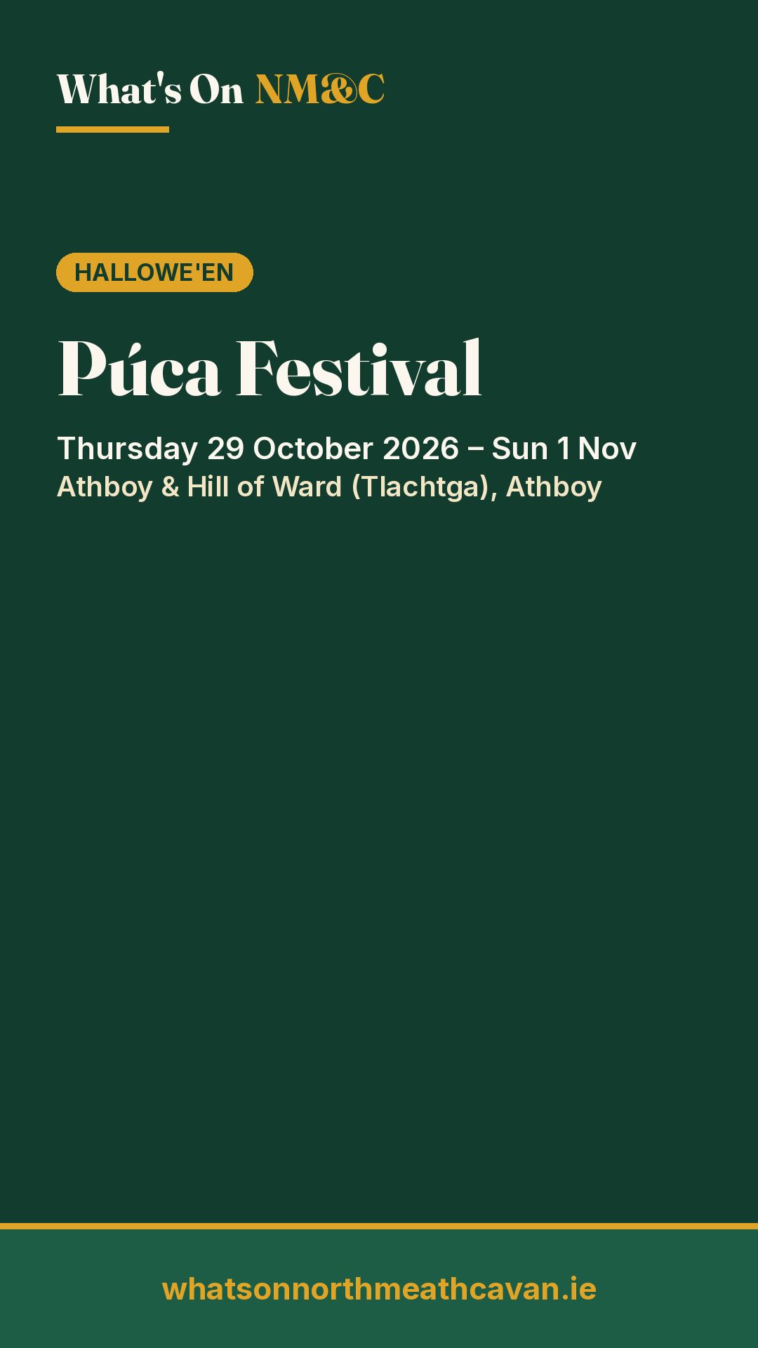 Story image for Púca Festival