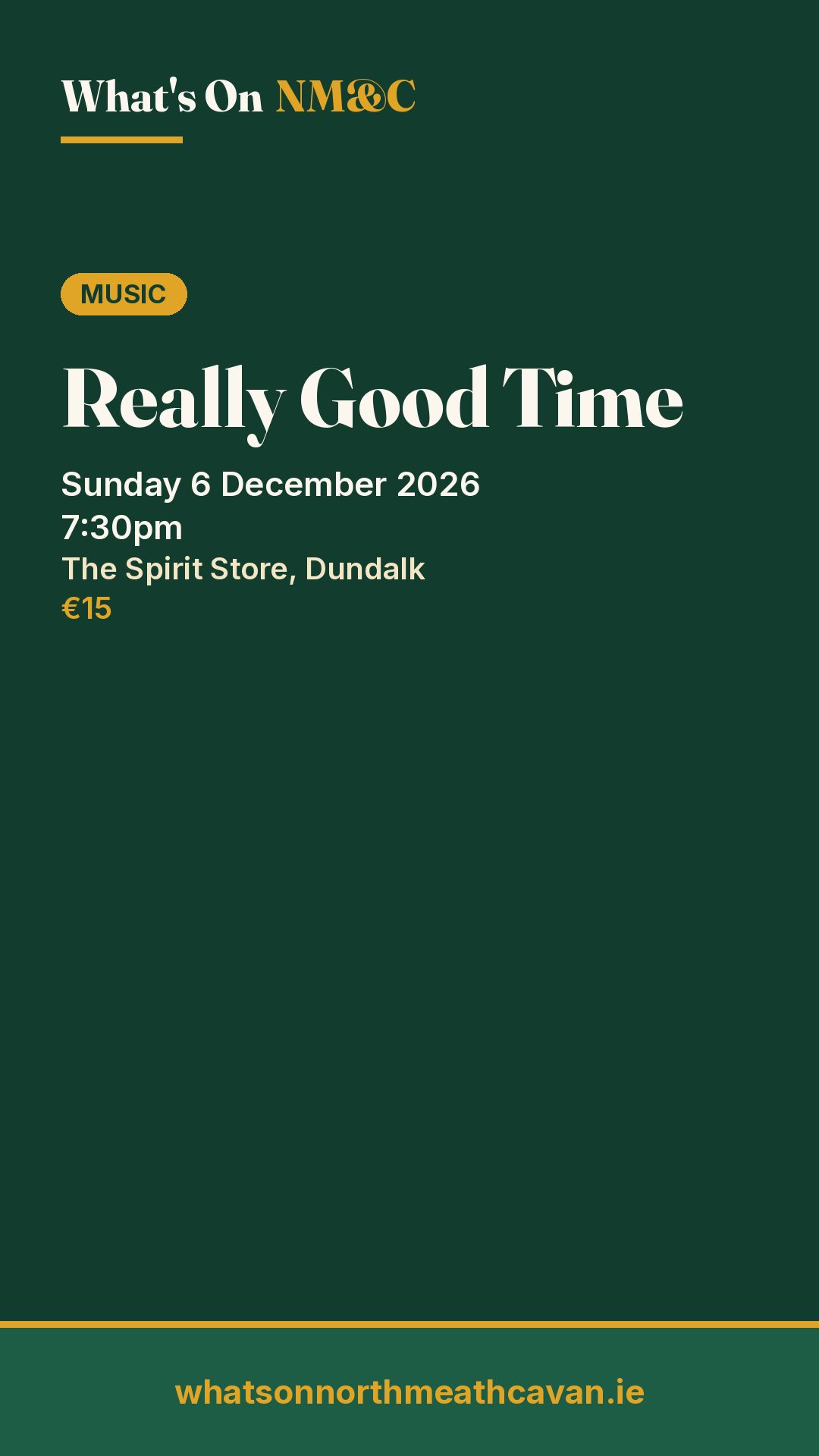 Story image for Really Good Time