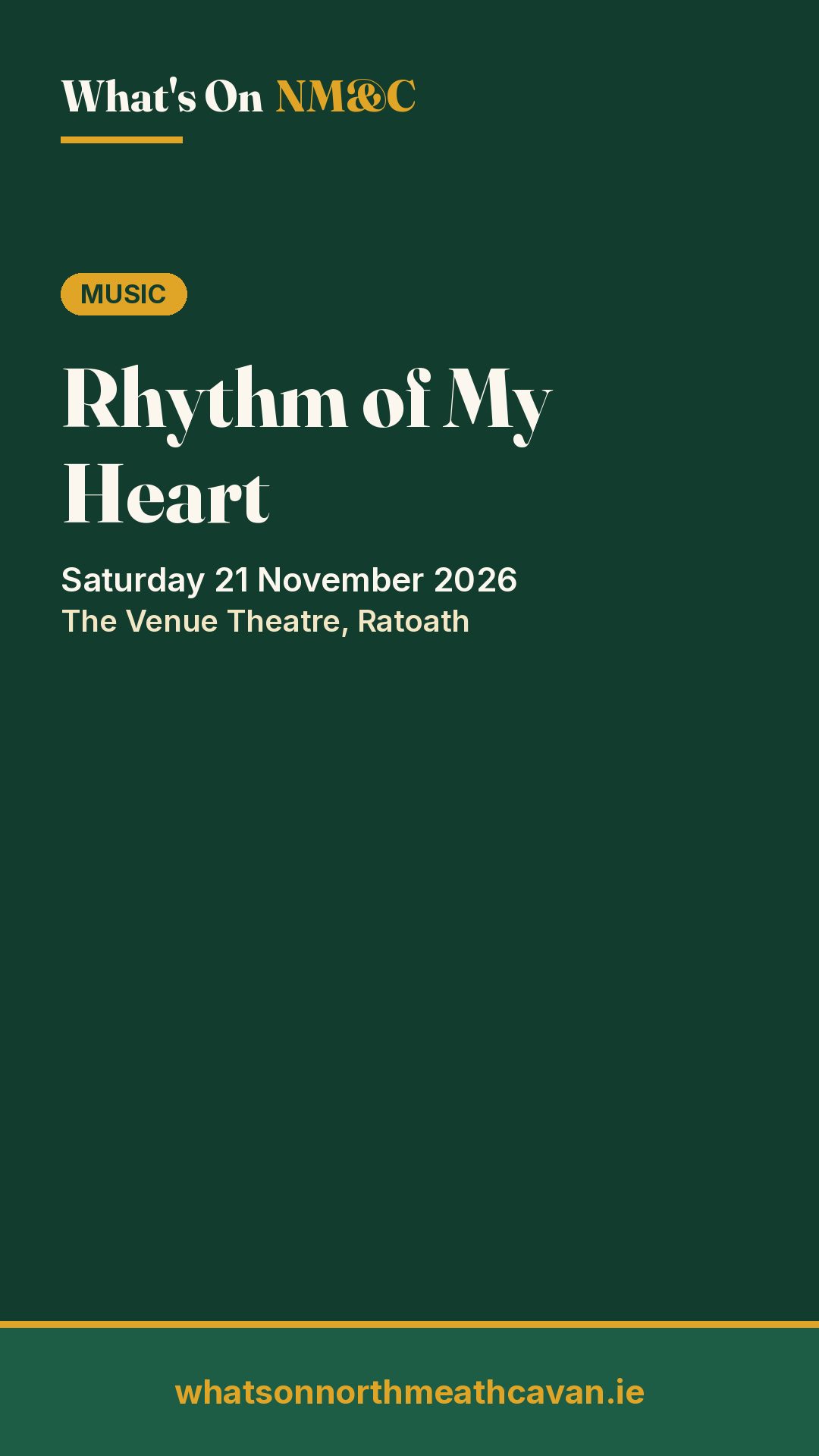 Story image for Rhythm of My Heart