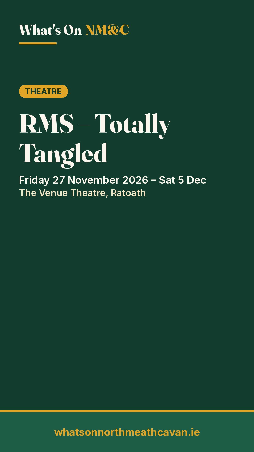 Story image for RMS – Totally Tangled