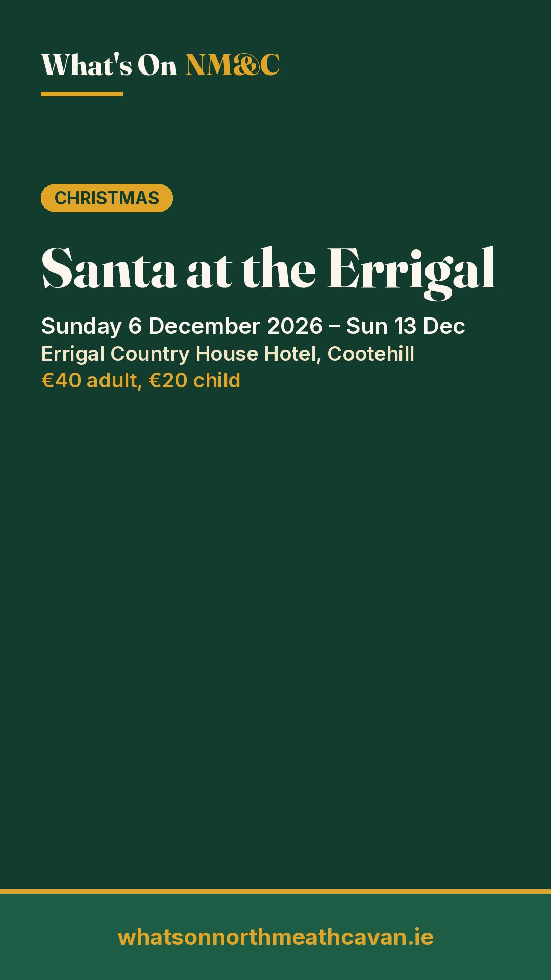 Story image for Santa at the Errigal