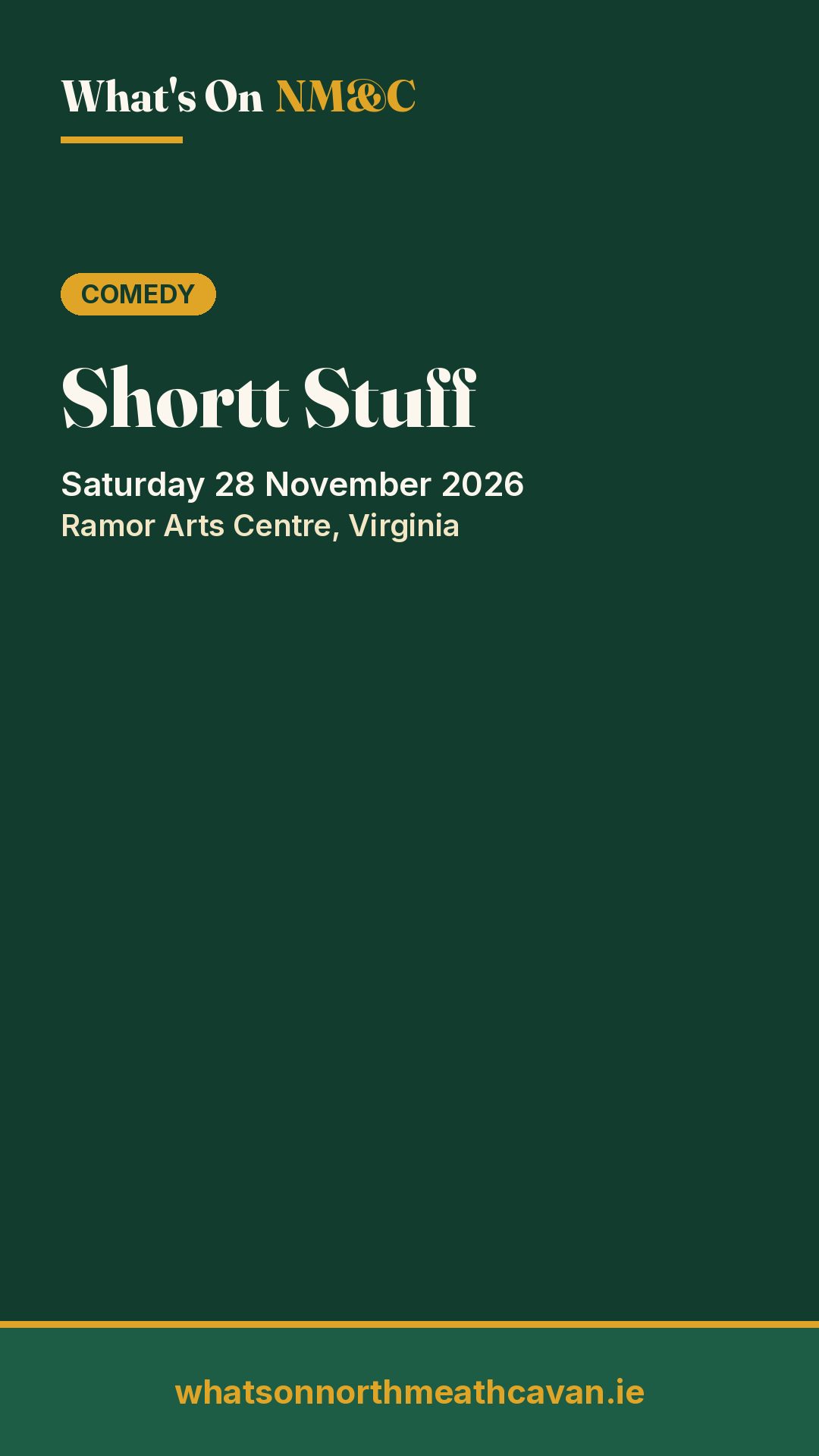 Story image for Shortt Stuff