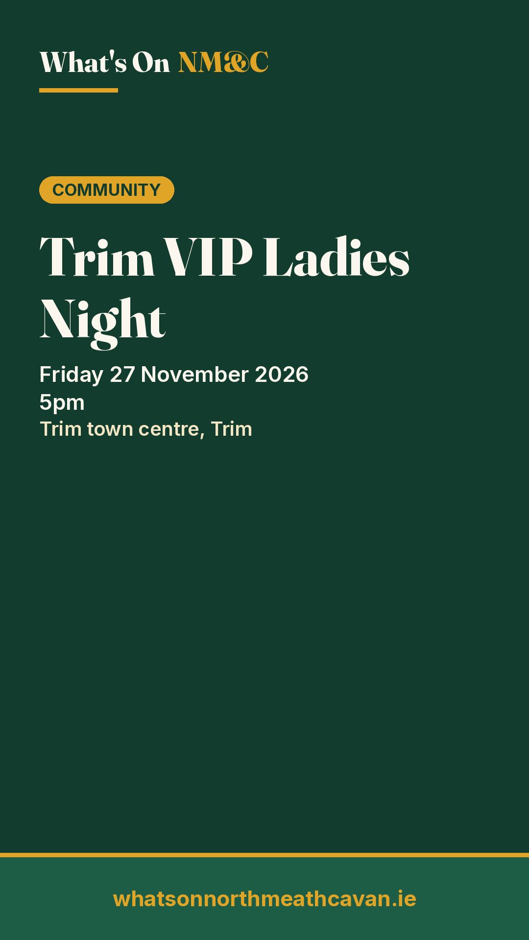 Story image for Trim VIP Ladies Night