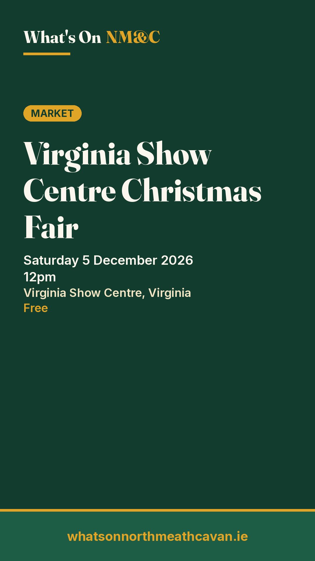 Story image for Virginia Show Centre Christmas Fair