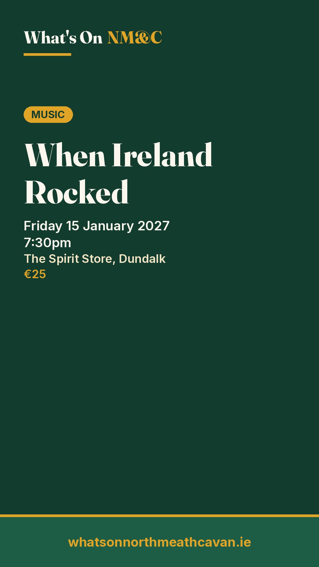 Story image for When Ireland Rocked
