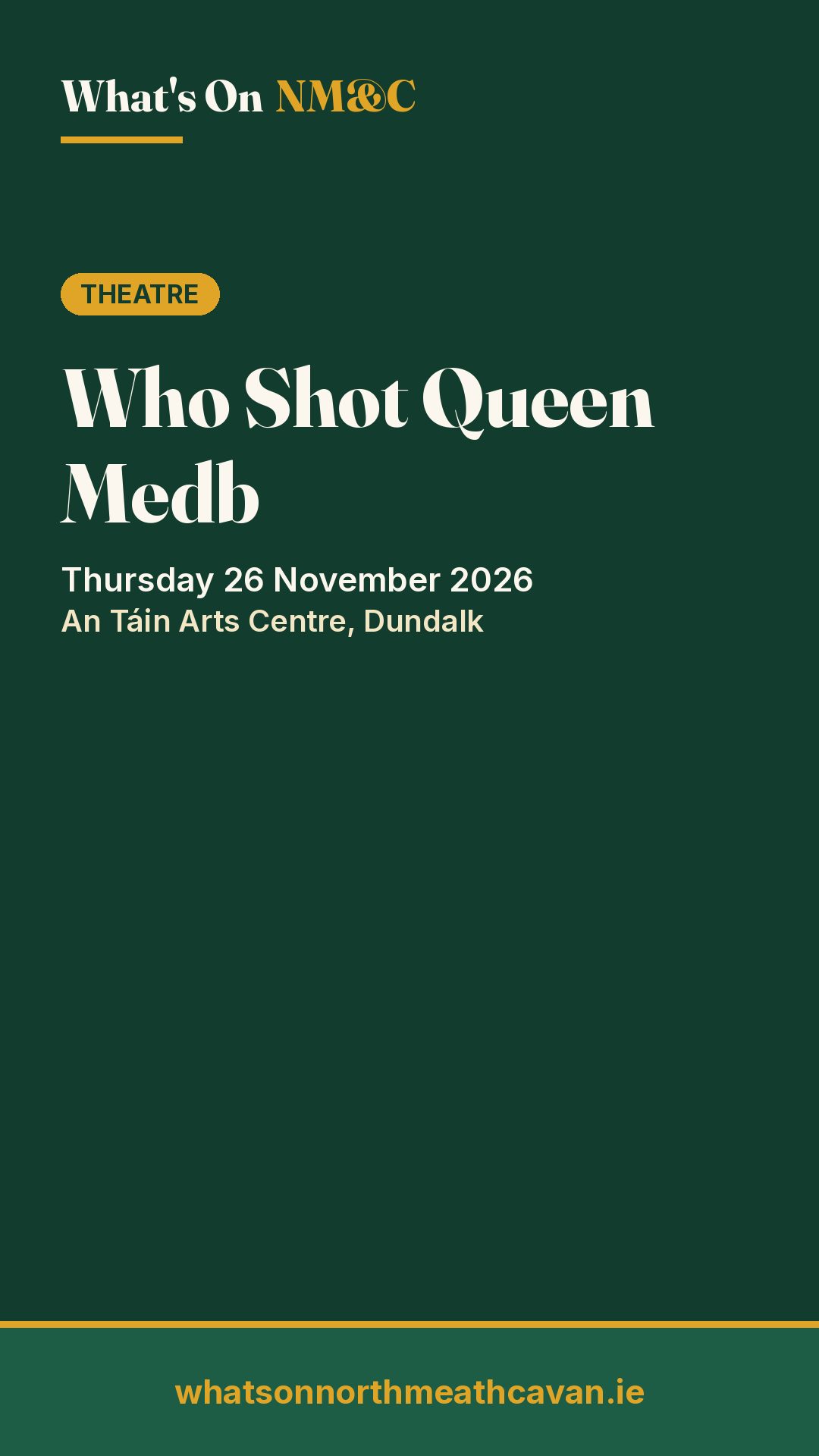 Story image for Who Shot Queen Medb