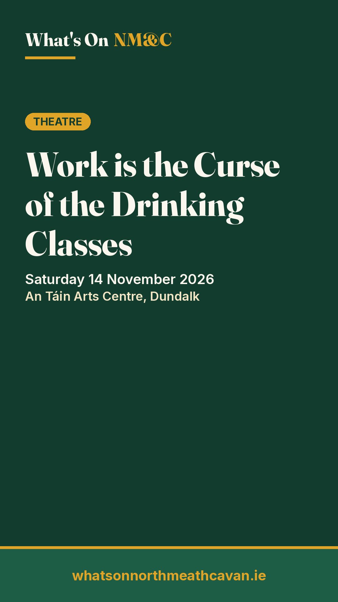 Story image for Work is the Curse of the Drinking Classes
